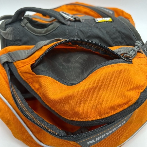RUFFWEAR APPROACH DOG PACK ORANGE & GRAY SIZE XS 17-22” - Picture 9 of 13